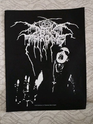 Darkthrone 2015 υφασμάτινο patch με λευκή στάμπα