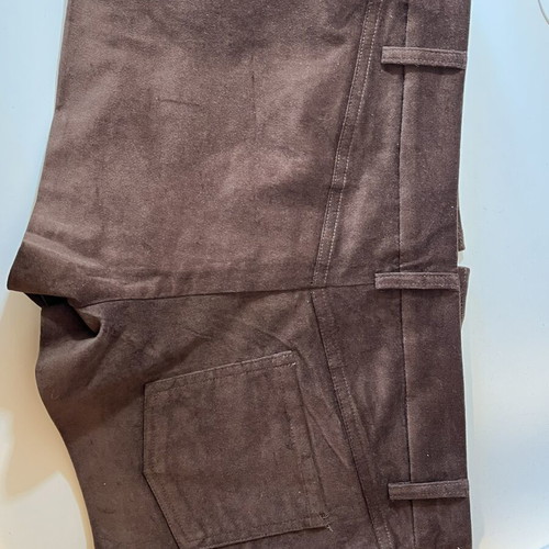 Zara brown suede shorts new, size S 36 8