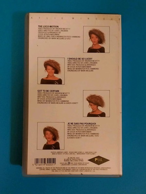 Kylie Minogue The Videos 1988 VHS like new, collector's item