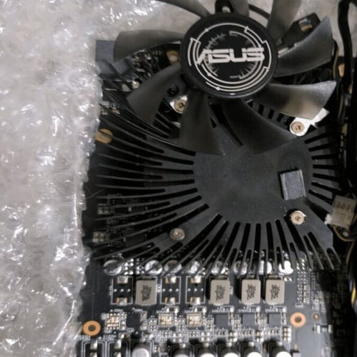 GTX 1650 graphics card used, needs silicone glue for fan base