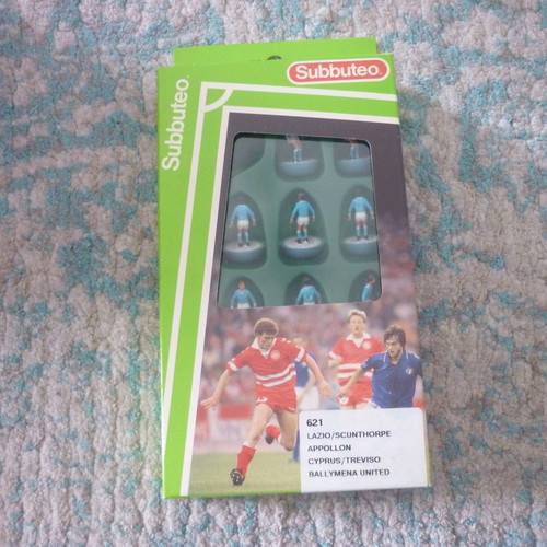 Subbuteo vintage football team Apollon/Lazio/Cyprus/Treviso used