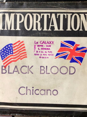 Black Blood Chicano / Rastiferia 7" vinyl used, pop