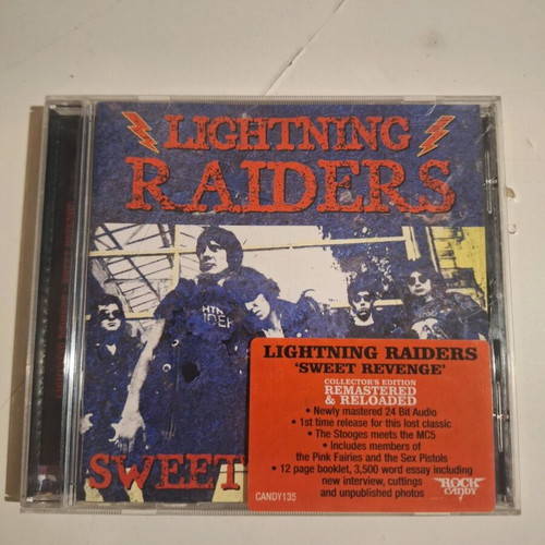 Lightning Raiders Sweet Revenge CD like new, punk