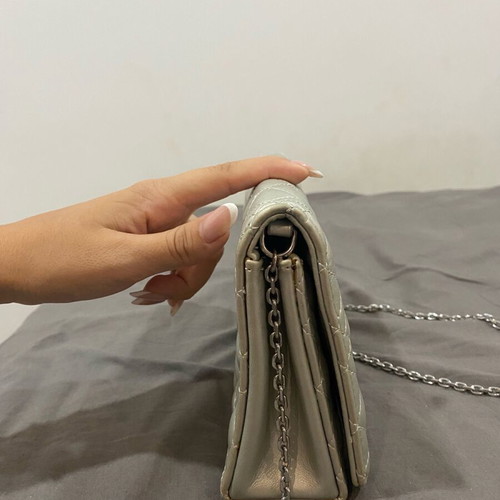 Love Moschino bag authentic used, grey silver