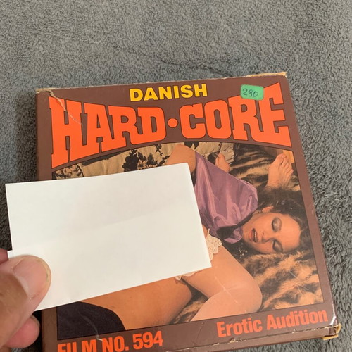 Erotic film Danish 1981, 2 movies in original boxes