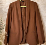 Brown blazer size M like new