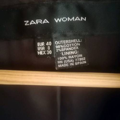Zara brown corduroy jacket used, size 40