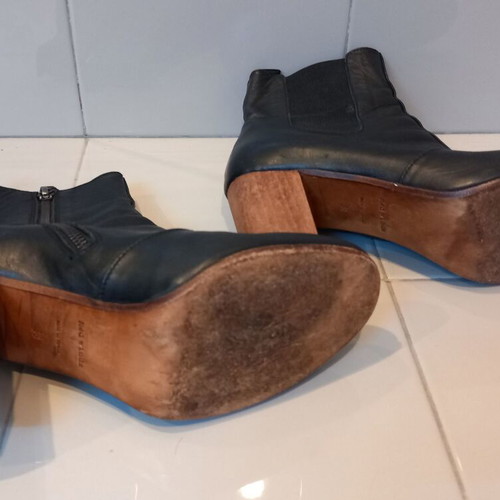 Med Winds black ankle boots used, size 38, 8.5 cm heel