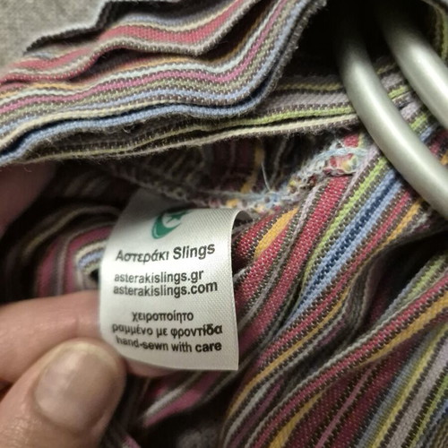 Ring Sling Cotton Baby Carrier like new with rings