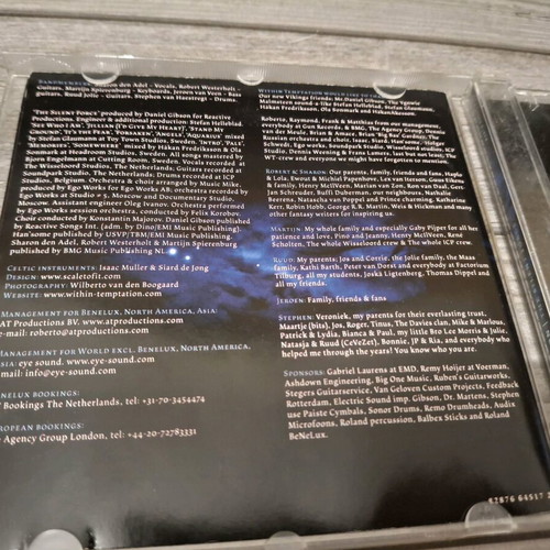 Within Temptation The Silent Force CD used, metal, Enhanced edition