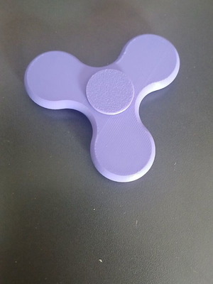 Fidget Spinner purple 3D printed new, lightweight, functional