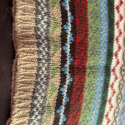 Benetton United Colors multicolor knit sweater M