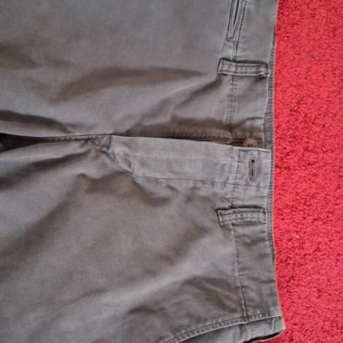American Eagle chino pants used, gray and green khaki, size 32x34, set of 2