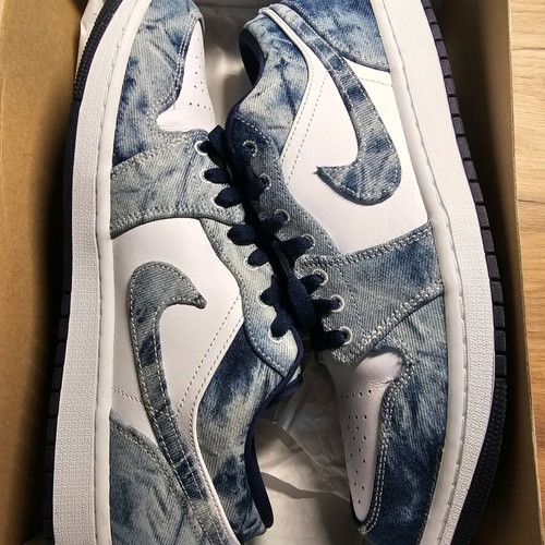 Jordan 1 Low Washed Denim New