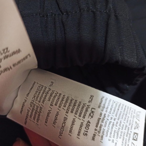 Loosefit pants Lascana black like new, high waist