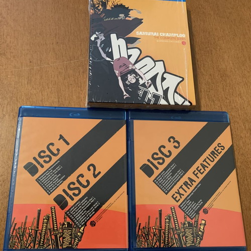 Samurai Champloo Blu-Ray box set like new, complete series