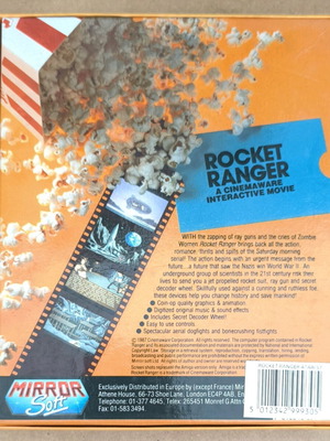 Rocket Ranger Atari ST like new, complete in box