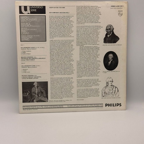 Haydn Cellokonzerte vinyl record used