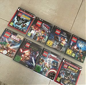 Lego games collection ps3