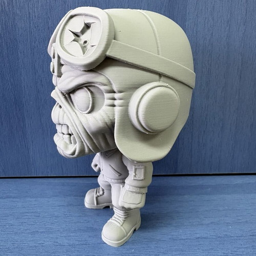 Eddie Pilot Iron Maiden fan art figure 15 cm new, 3D printed