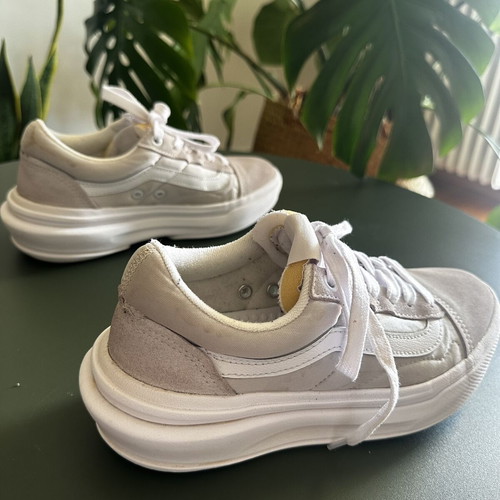 Vans Old School sneakers size 38 used, grey suede with minor flaws
