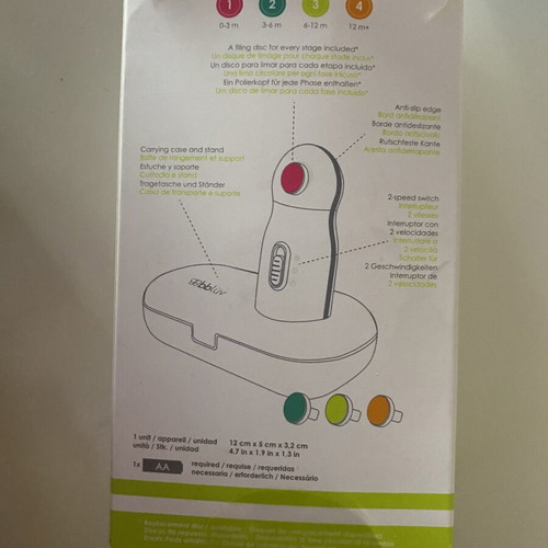 Bblüv Electric Baby Nail File like new