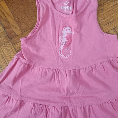 Lupilu pink dress for girls 4-6 years used
