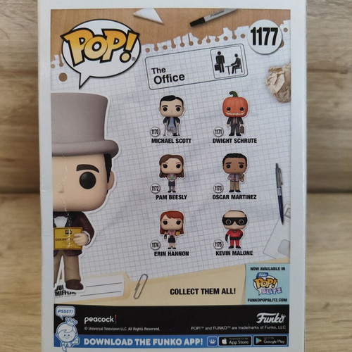 Funko POP! The Office Michael Scott Golden Ticket used