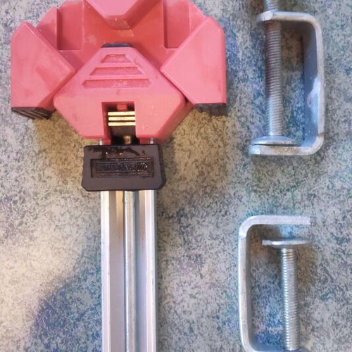 Parkside Corner Clamp woodworking tool like new with bench clamps