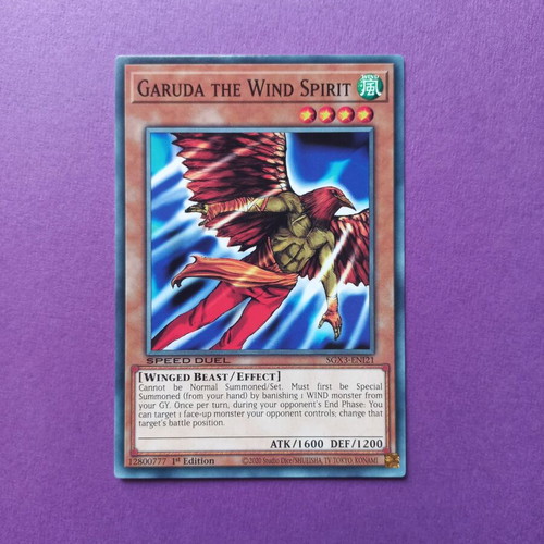 Garuda the Wind Spirit 1st Edition Yu-Gi-Oh! Card like new