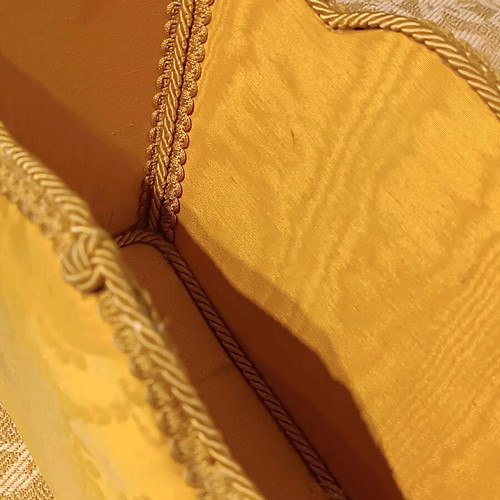 Elegant decorative basket used with embossed design