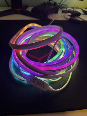 RGB LED Neon Rope Light 5 Meters Flexible New