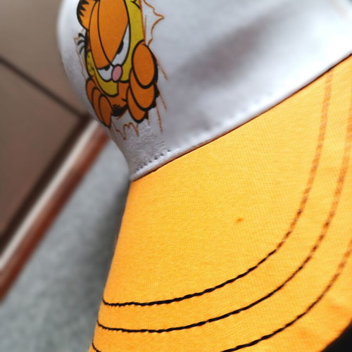 Garfield Kids Hat new, orange and black, size 56cm