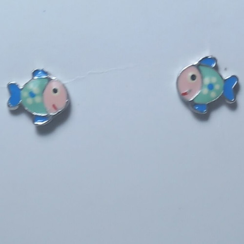 Silver earrings