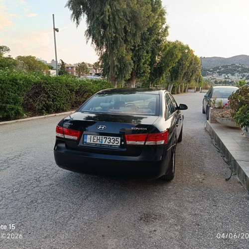 Hyundai Sonata 2.4L 2006 used, manual, blue sedan