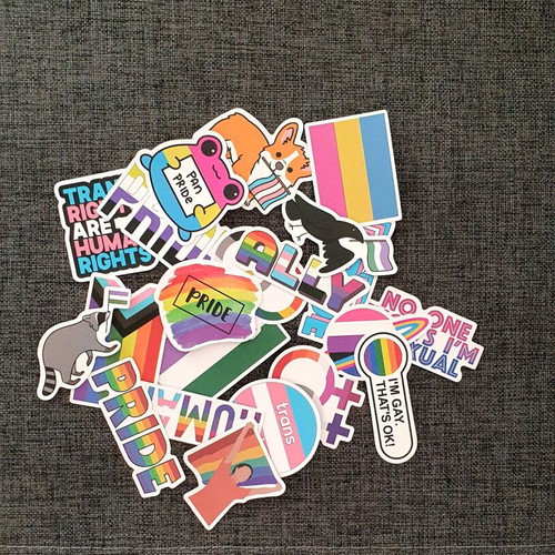 Pride LGBTQ+ stickers new, over 20 pieces