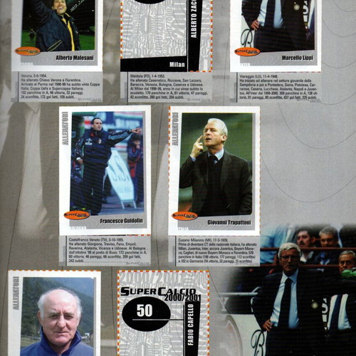 Panini Super Calcio 2000-2001 collectible album like new