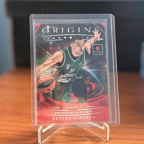25-26 Panini EuroLeague Origins Kostas Sloukas card Panathinaikos