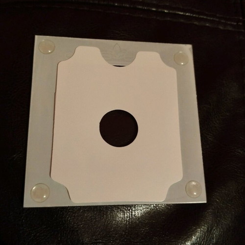 Glass coaster new with inner sleeve for printing 9x9 cm