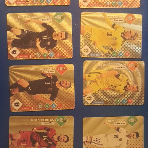 World Football Stars Collectible Cards like new