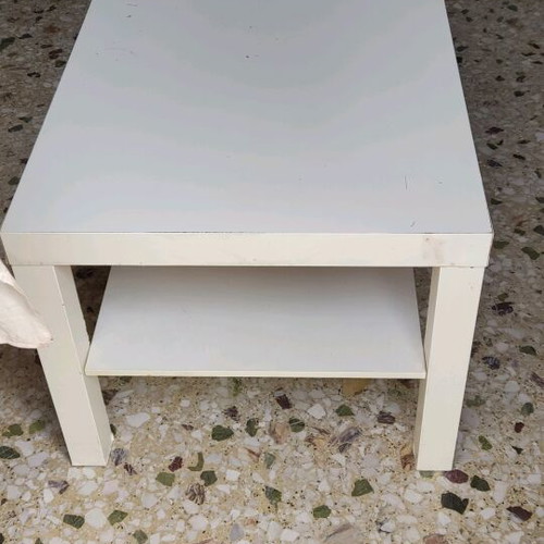IKEA coffee table used, white, sturdy