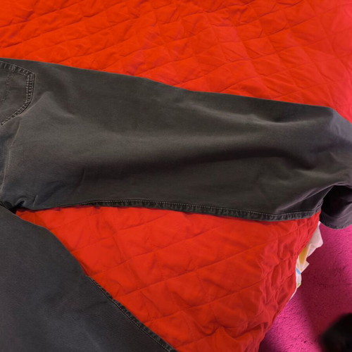 Boss pants used, gray, fabric