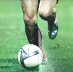 Predrag Djordjevic Olympiakos - Arsenal poster used, rare collectible