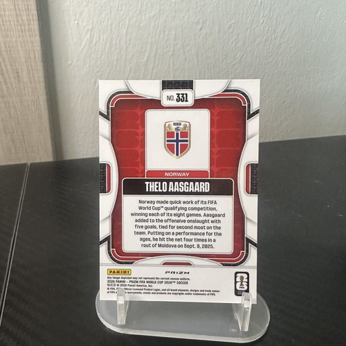 2026 Panini Prizm Fifa World Cup Thelo Aasgaard Silver #331 card new