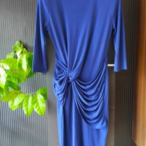 Turkish blue elegant dress