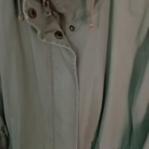 Benetton olive parka like new with waist cord