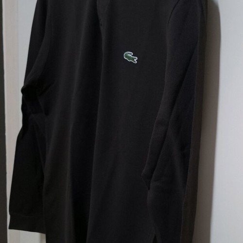 Brown Lacoste long-sleeve polo like new, size 3 Small