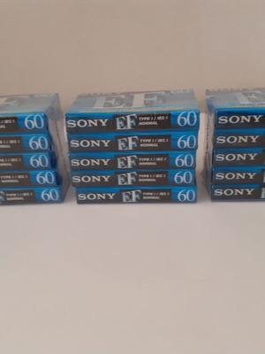 Sony EF60 sealed cassette tapes pack of 15