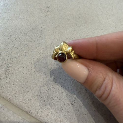 BreakaStone bronze ring OS with adjustable size like new