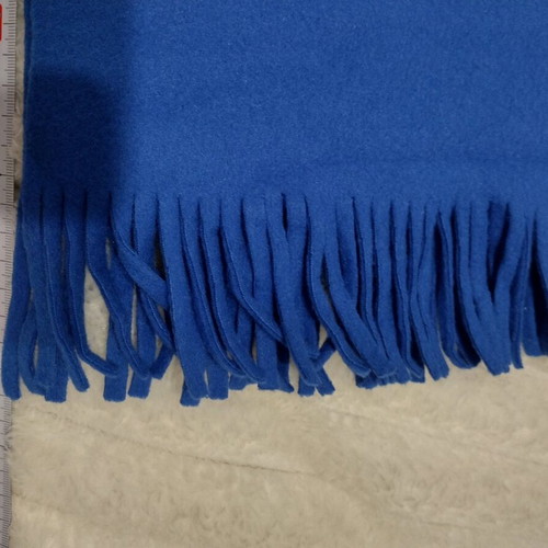Vintage fleece scarf royal blue like new with Italy logo 2016-2018